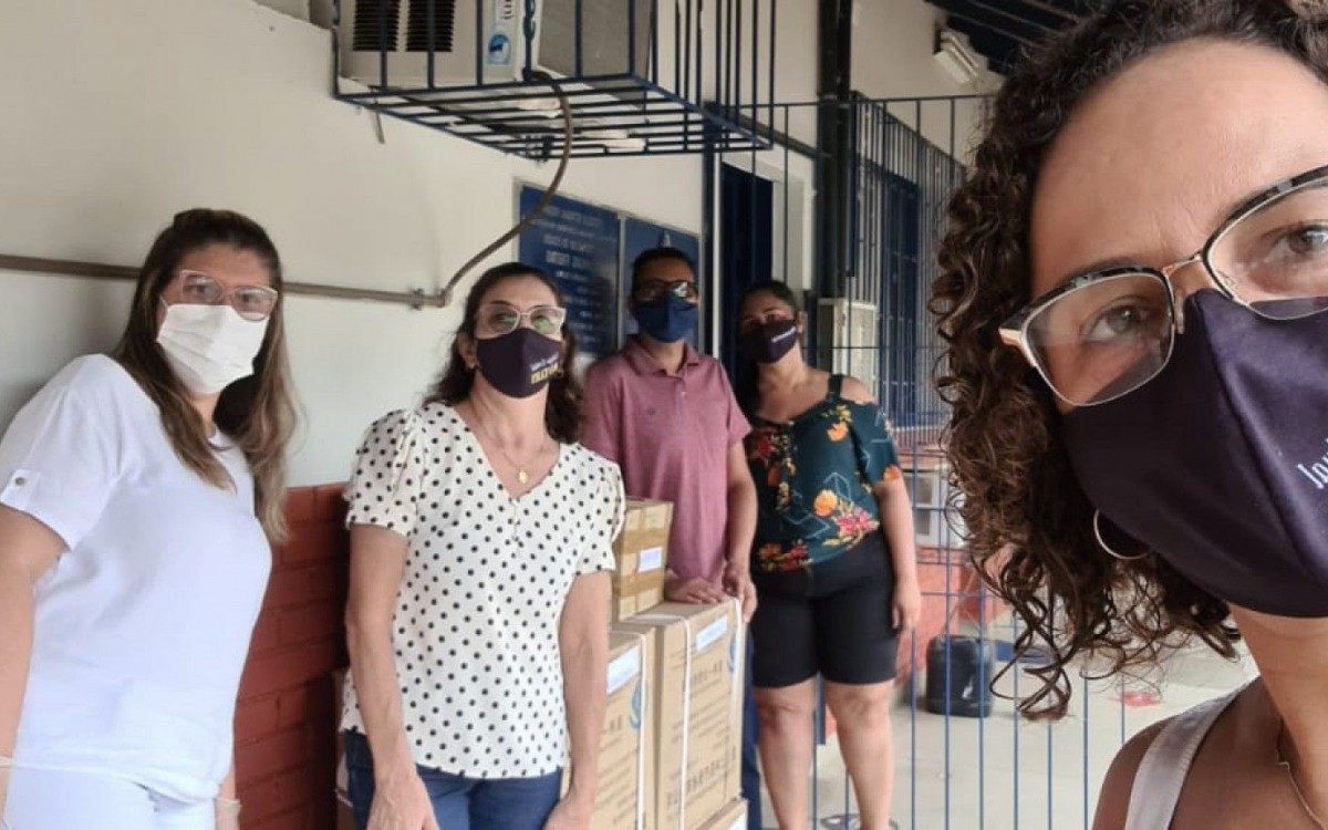 Educação recebe equipamentos de proteção contra Covid-19.