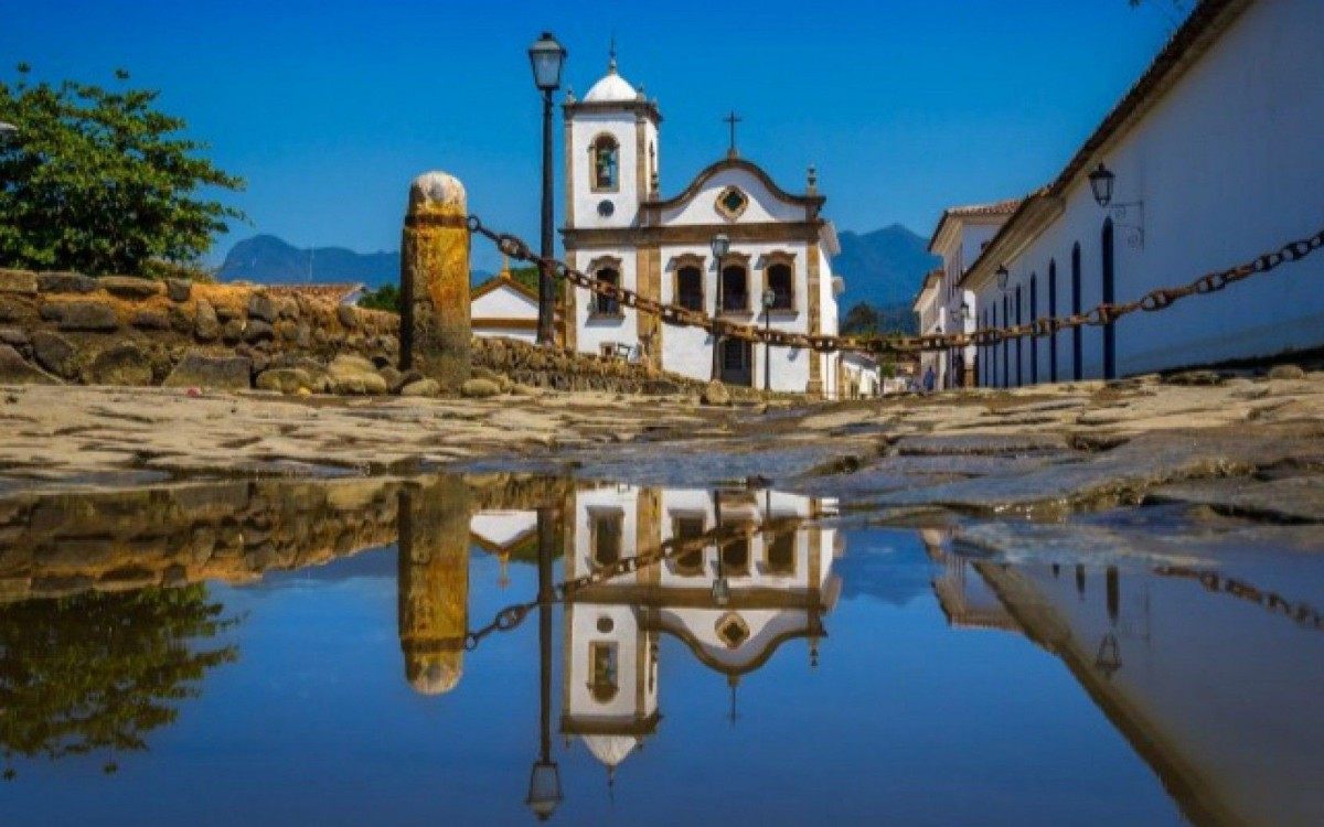 Cidade de Paraty localizada na Costa Verde do Rio de Janeiro 