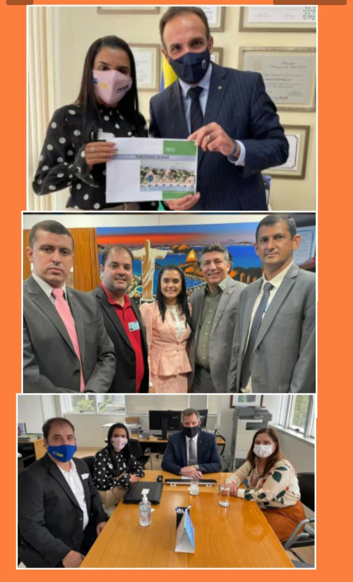Conquistas junto aos deputados federais Felício Laterça (PSL) e Hugo Leal (PSD), além de frutos da reunião com a parlamentar Soraya Santos (PL) e o diretor de Ações Educacionais do FNDE, Garigham Amarante. - Foto: reprodução internet
