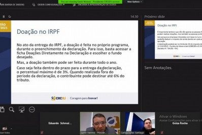 Alerj e Conselho Regional de Contabilidade incentivam doções de impostos a fundos sociais