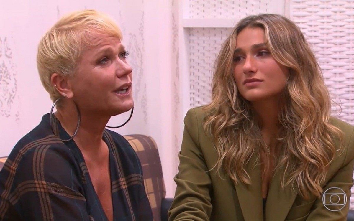 Xuxa e Sasha no 'Visitando o passado'