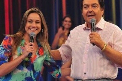Fernanda Gentil faz grande homenagem a Faustão: 'Ilumina as pessoas'