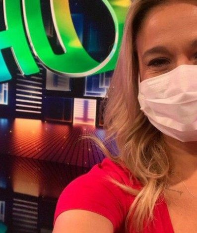 Fernanda Gentil no 'Domingão do Faustão' - reprodução do instagram