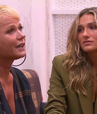 Xuxa e Sasha no 'Visitando o passado' - reprodução da TV Globo