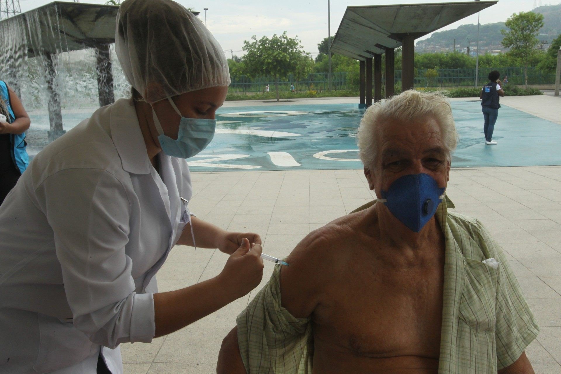 Vacinação no Parque de Madureira - Estefan Radovicz / Agencia O Dia
