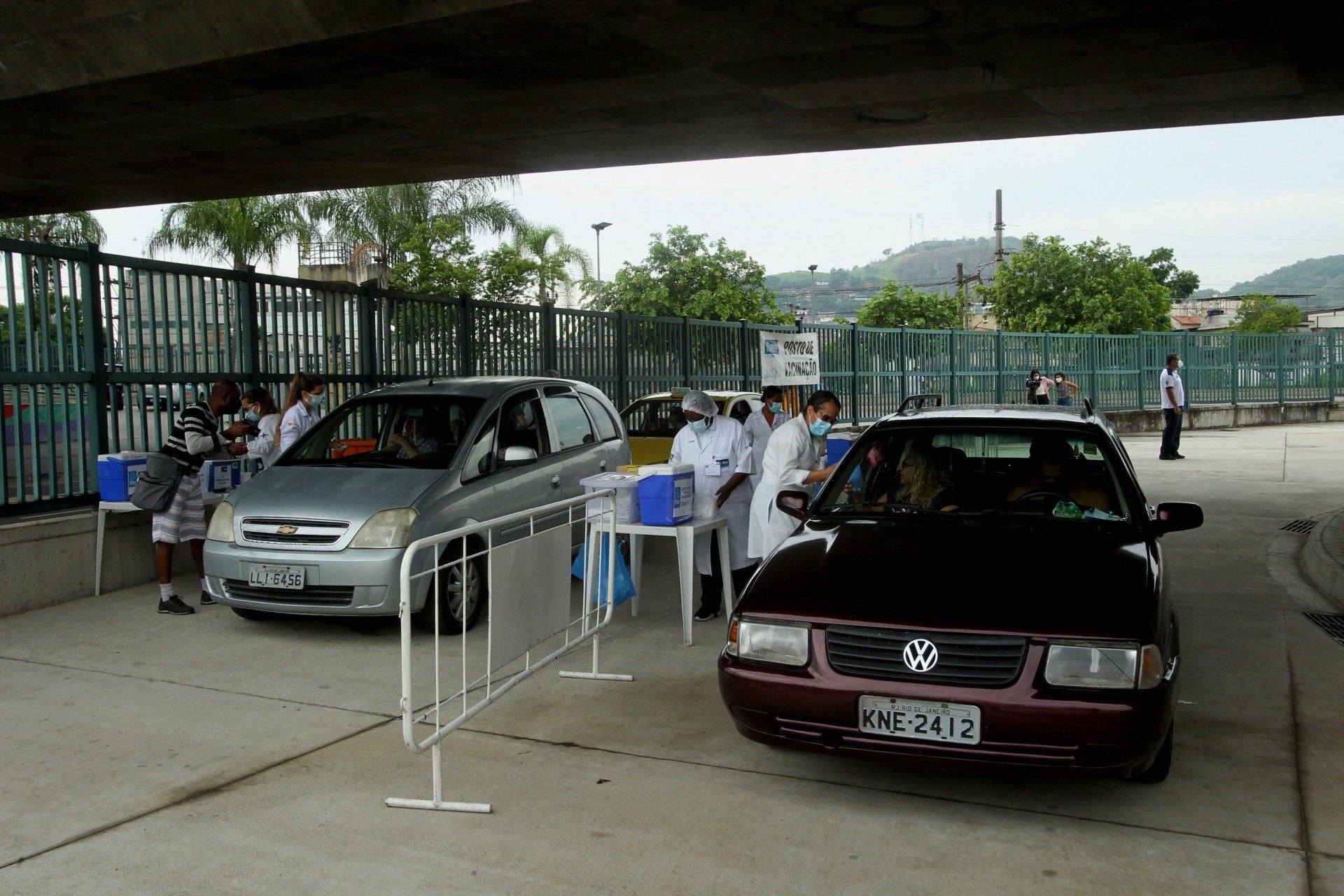 Drive-thru no Parque de Madureira - Estefan Radovicz / Agencia O Dia