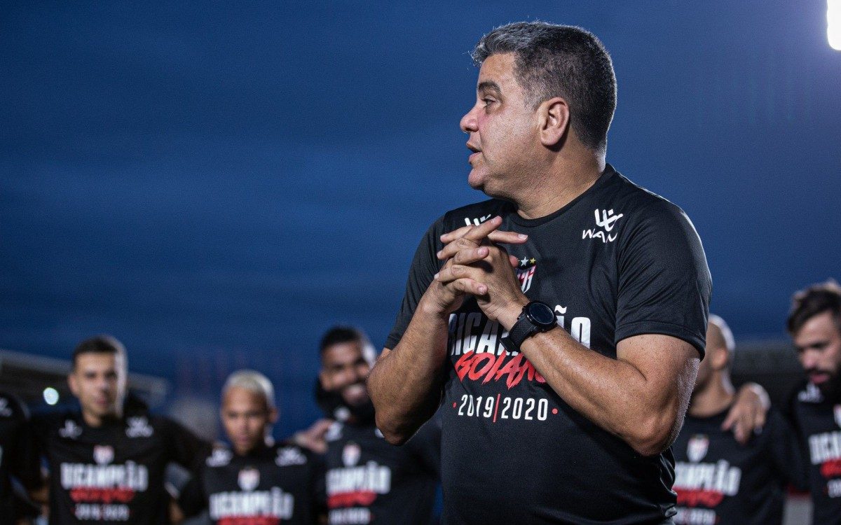 Técnico Marcelo Cabo, do Atlético-GO - Heber Gomes/ATLÉTICO-GO