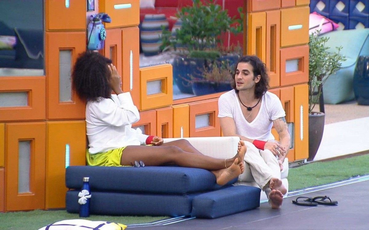 Lumena e Fiuk - reprodução da TV Globo