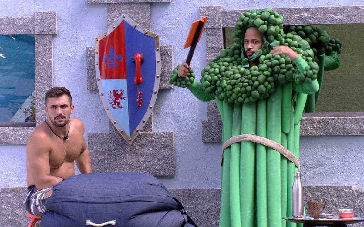 Projota e Arthur - reprodução da TV Globo