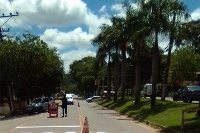 Secretaria de Ordem Pública realiza sinalização em Paty do Alferes