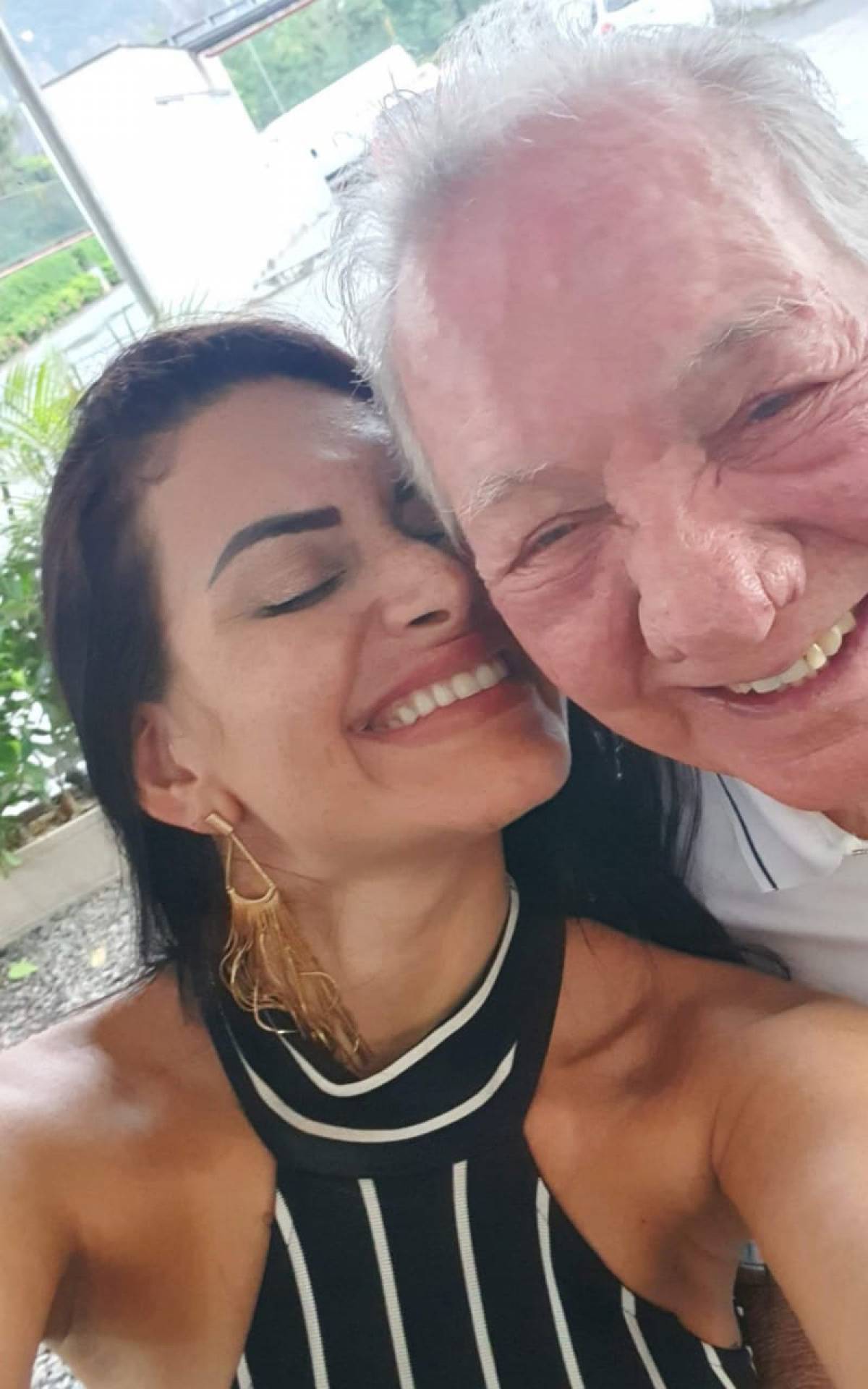 Natalia Nascimento e o empres&aacute;rio Hermann Naschbar