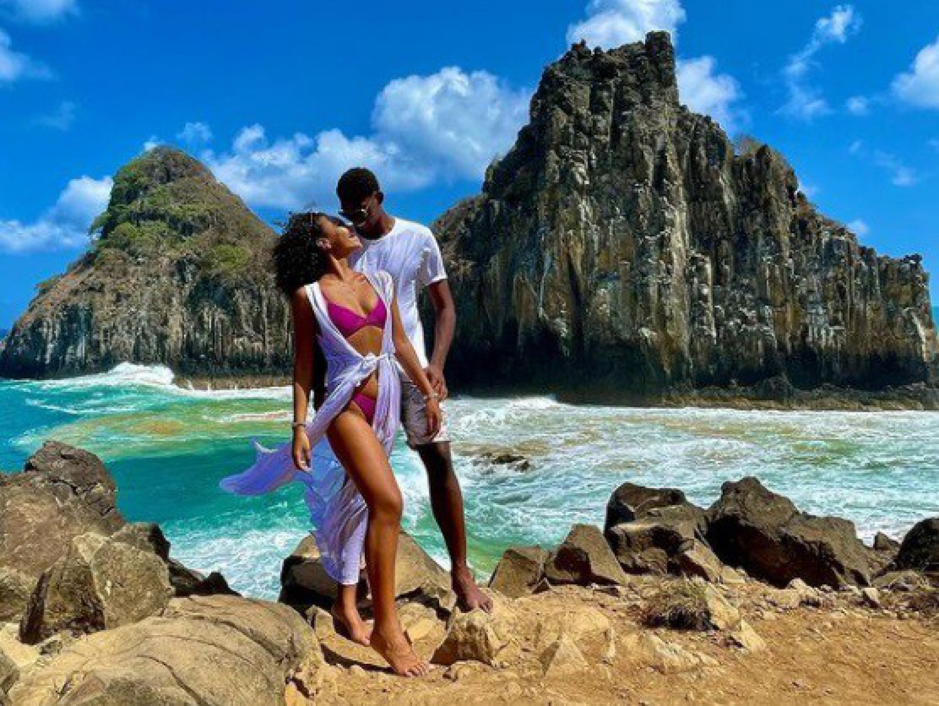 Hugo Souza e Nathássia Brito