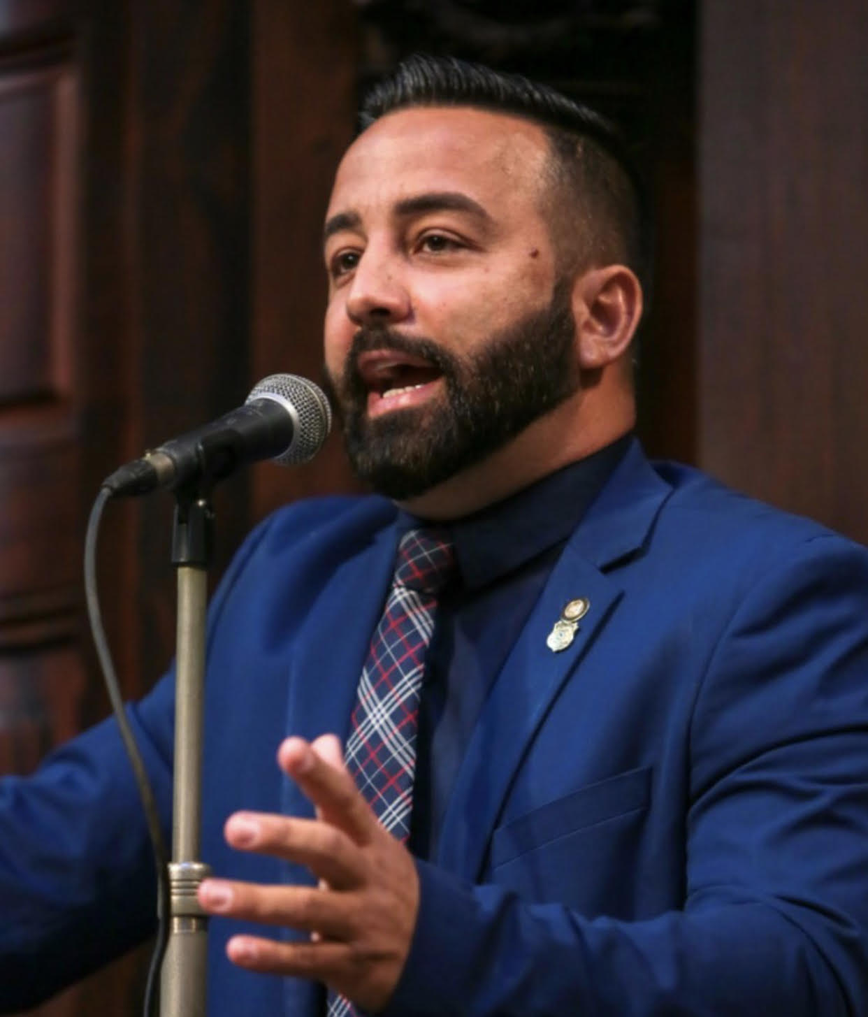 O deputado Charlles Batista (PSL) é o responsável pela criação do PL de criação de um cadastro de assassinos de agentes da segurança pública.