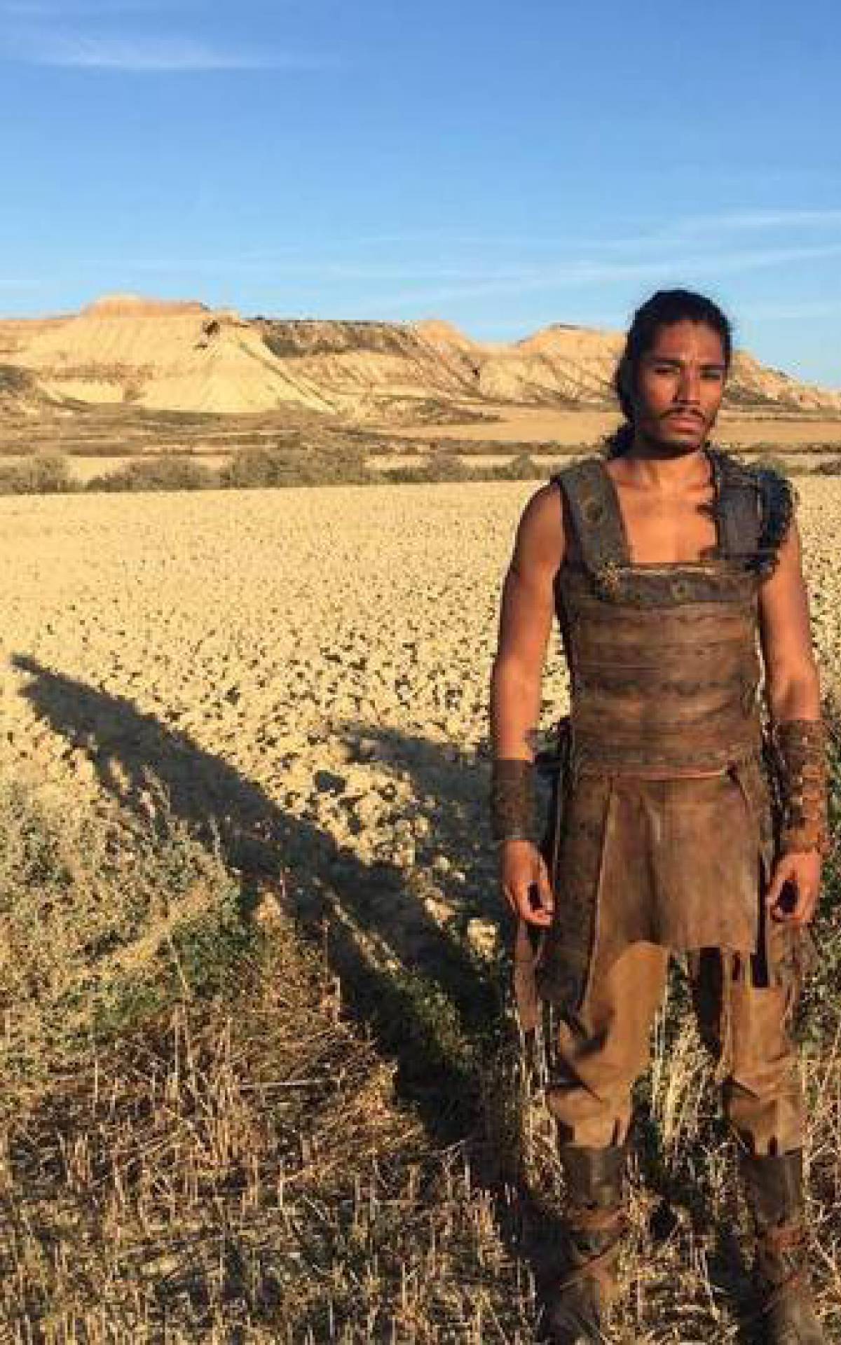 Diogo Sales em sua participação em Game Of Thrones