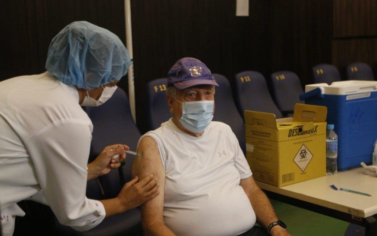 Vacinação no Planetário da Gávea