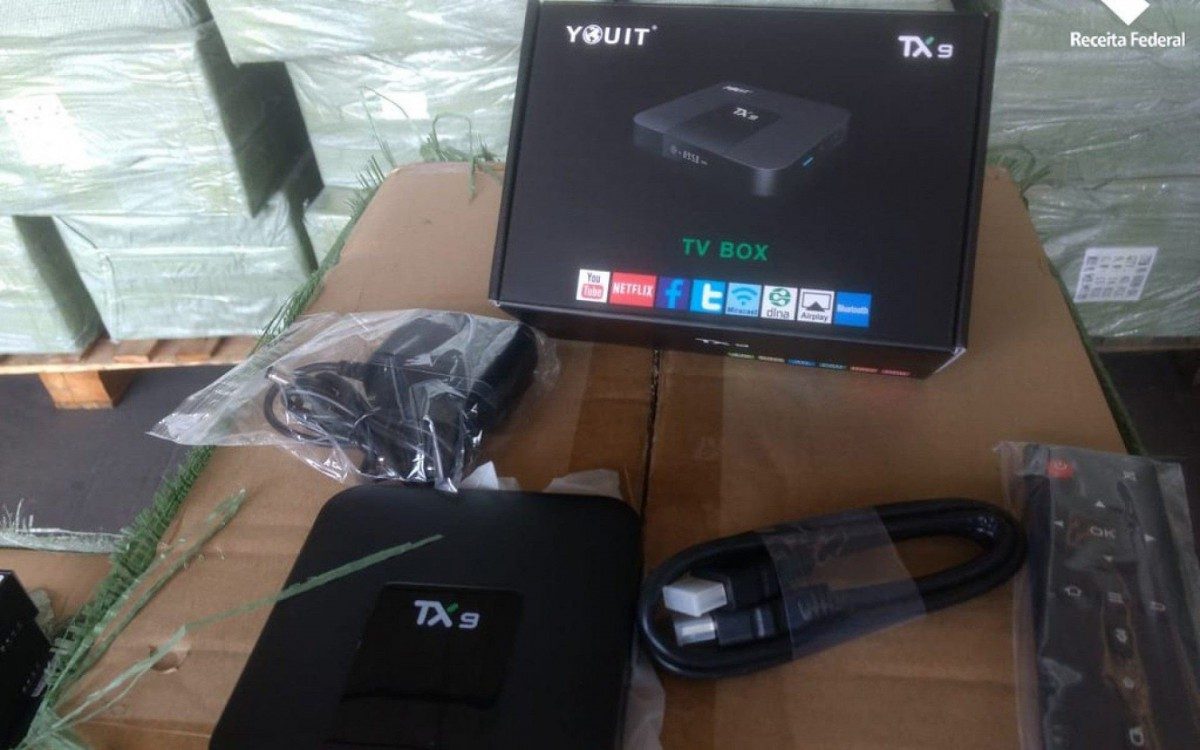 Equipamentos ilegais têm sido apreendidos em grande quantidade pela Receita Federal no Porto de Itaguaí com bastante frequência