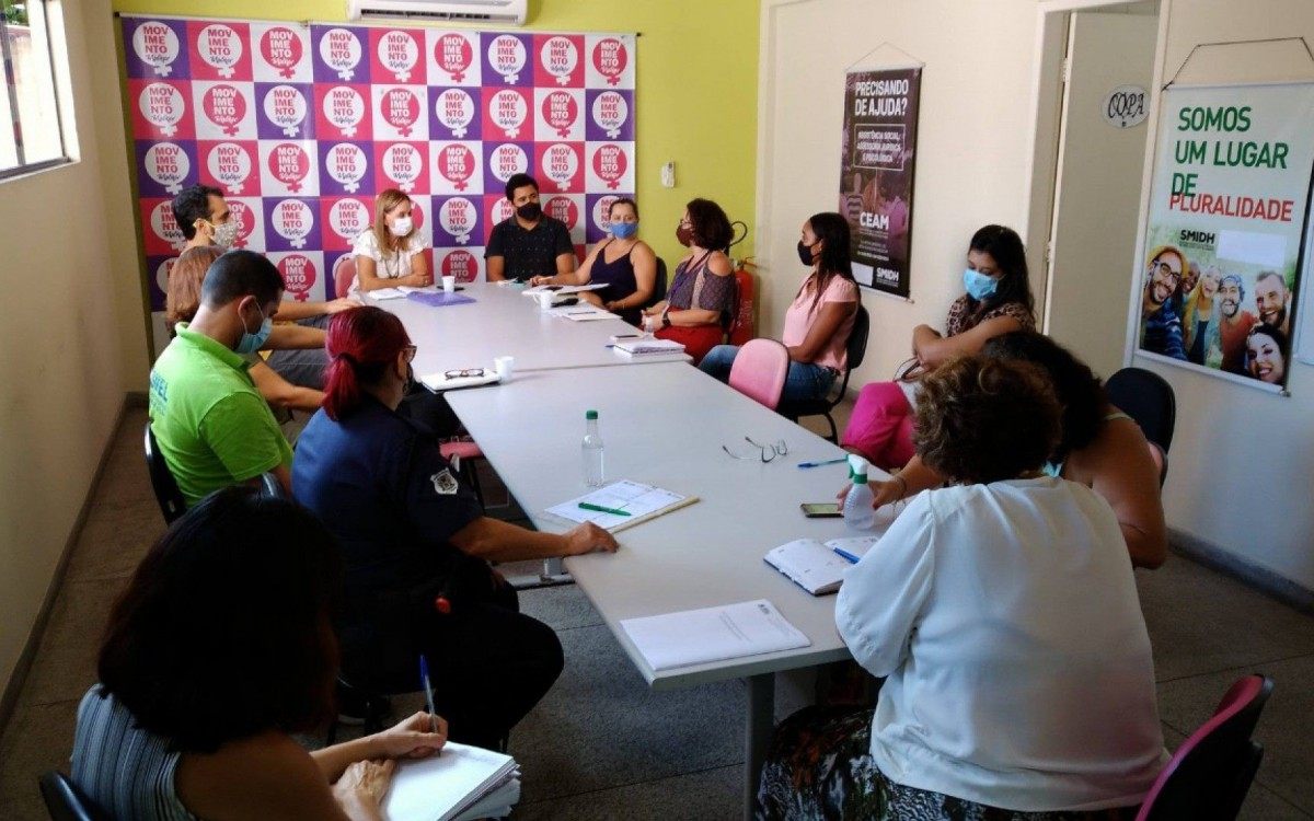 Reunião para formação de um conselho gestor para prevenção ao uso de álcool e outras drogas em VR