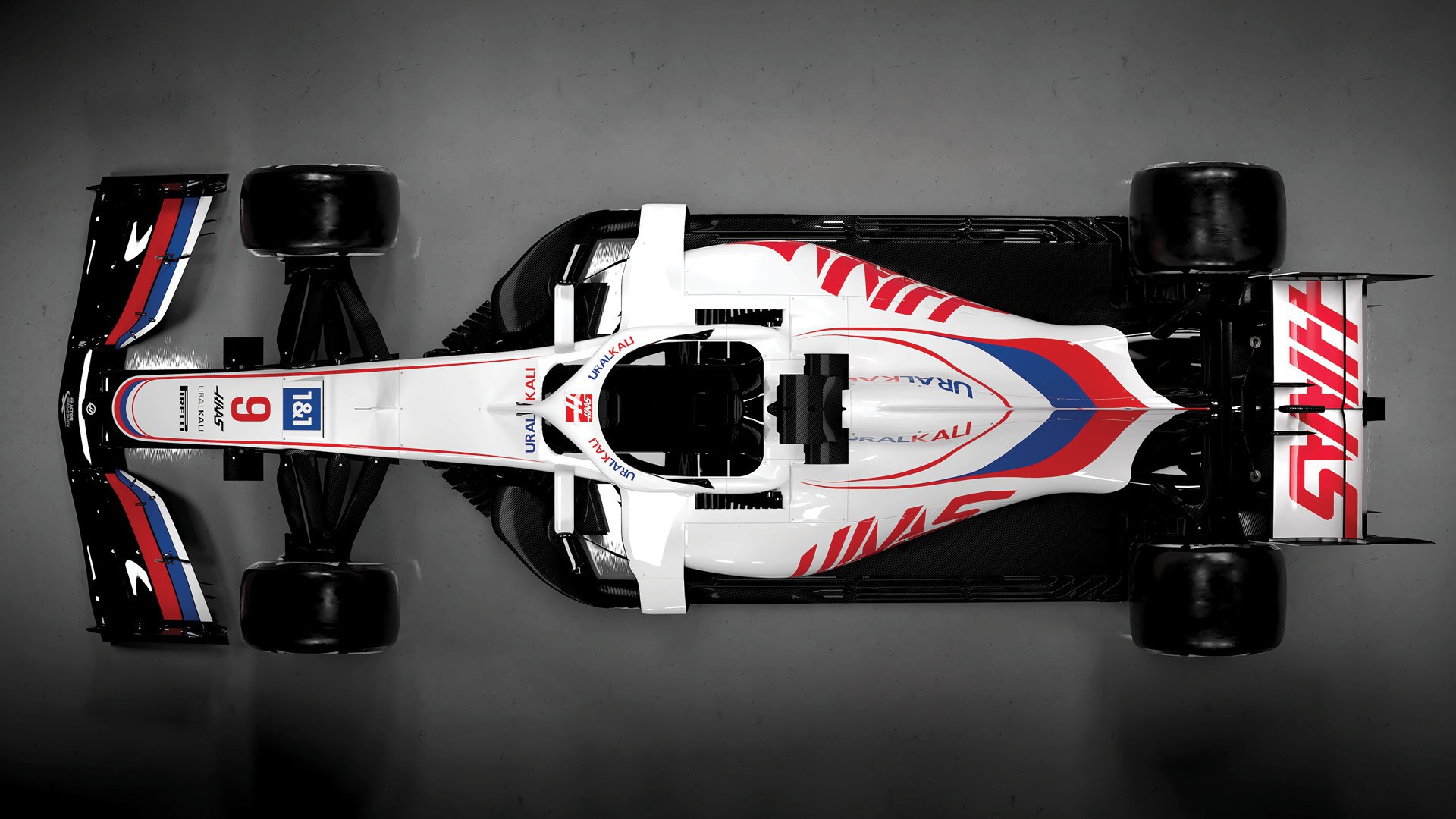 Haas apresentou o modelo VF-21 para a temporada 2021 - Divulgação/Haas