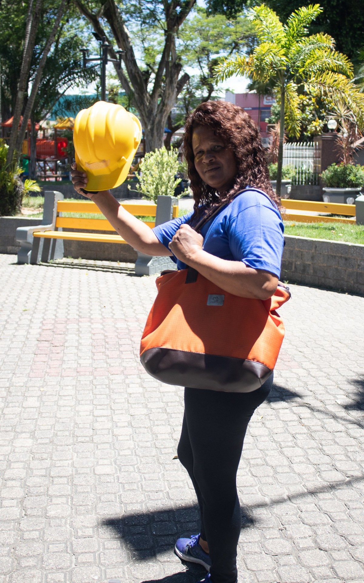 Jane &eacute; eletricista da Prefeitura de Mag&eacute;