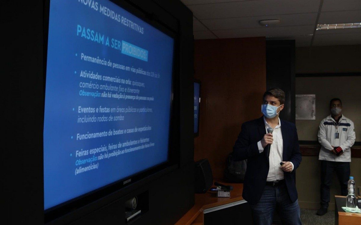 O secret&aacute;rio de Ordem P&uacute;blica Brenno Carnevale