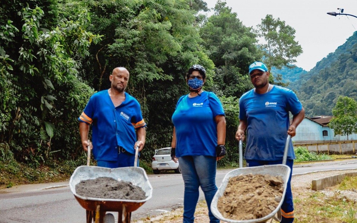 Deise Meri Silva &eacute; encarregada de obras de Mag&eacute; 