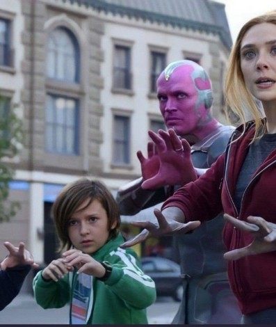 Wanda, Visão, Billy e Thommy encaram o último desafio como uma família - Reprodução / Disney+