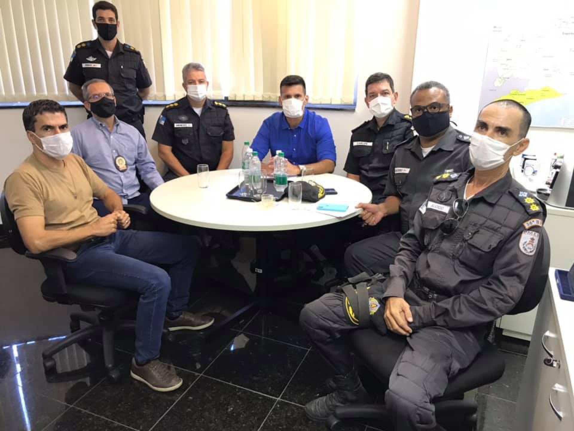 Reuni&atilde;o na 6&ordf; Regi&atilde;o Integrada de Seguran&ccedil;a P&uacute;blica (Risp), situada no munic&iacute;pio de Campos dos Goytacazes, RJ. - Foto: divulga&ccedil;&atilde;o
