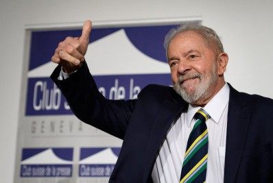 Lula diz que fará uma campanha eleitoral 'paz e amor'
