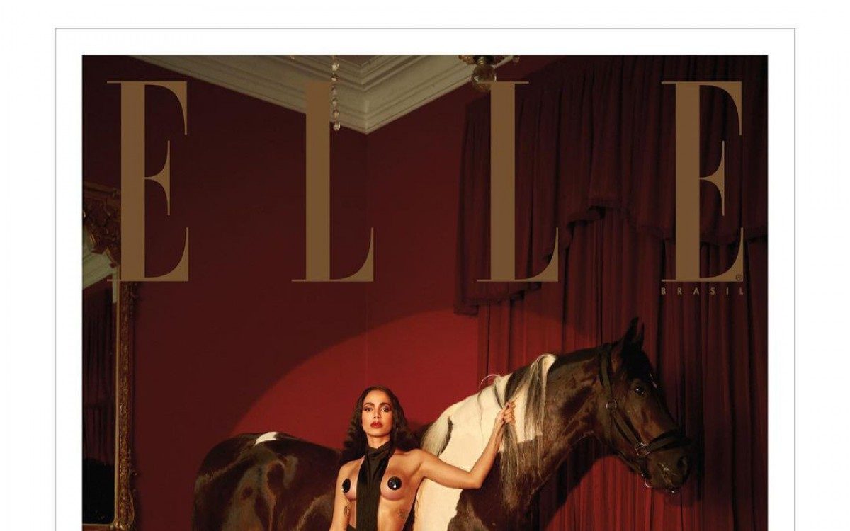 Anitta ilustra a capa da revista 'Elle'