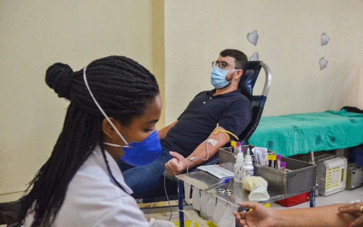 Magé realiza ação para doação de sangue - Phelipe Santos/Divulgação