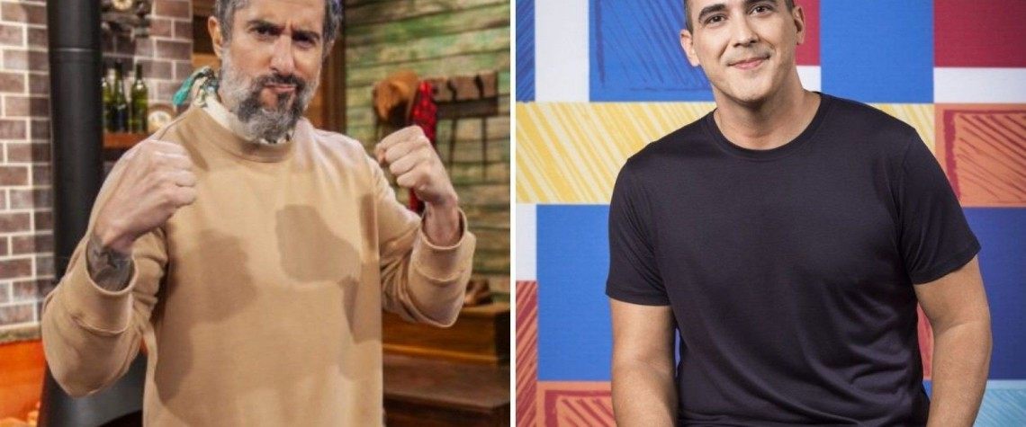 Marcos Mion e André Marques - Reprodução/Montagem