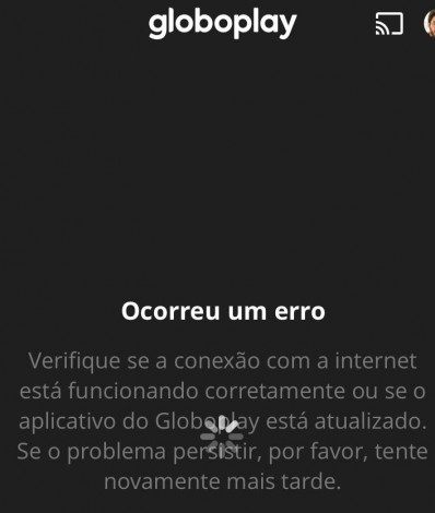 Serviços Globo fora do ar - Reprodução