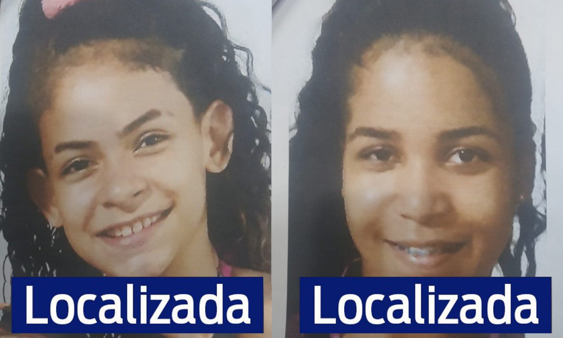 Ap&oacute;s cinco dias desaparecidas, Let&iacute;cia e Lauane foram localizadas pela fam&iacute;lia em Nova Igua&ccedil;u, na Baixada Fluminense