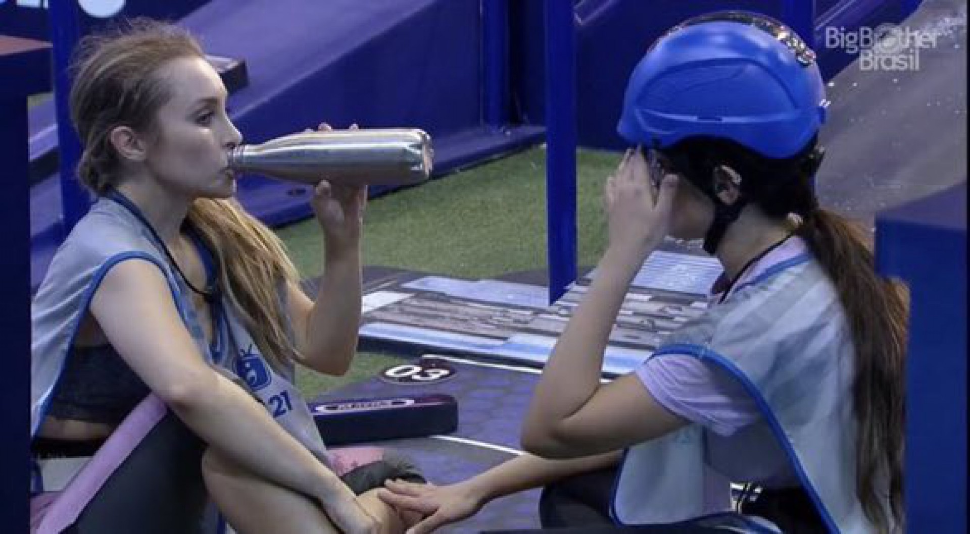 Carla teria se sentido mal durante a prova - Reprodução/Twitter