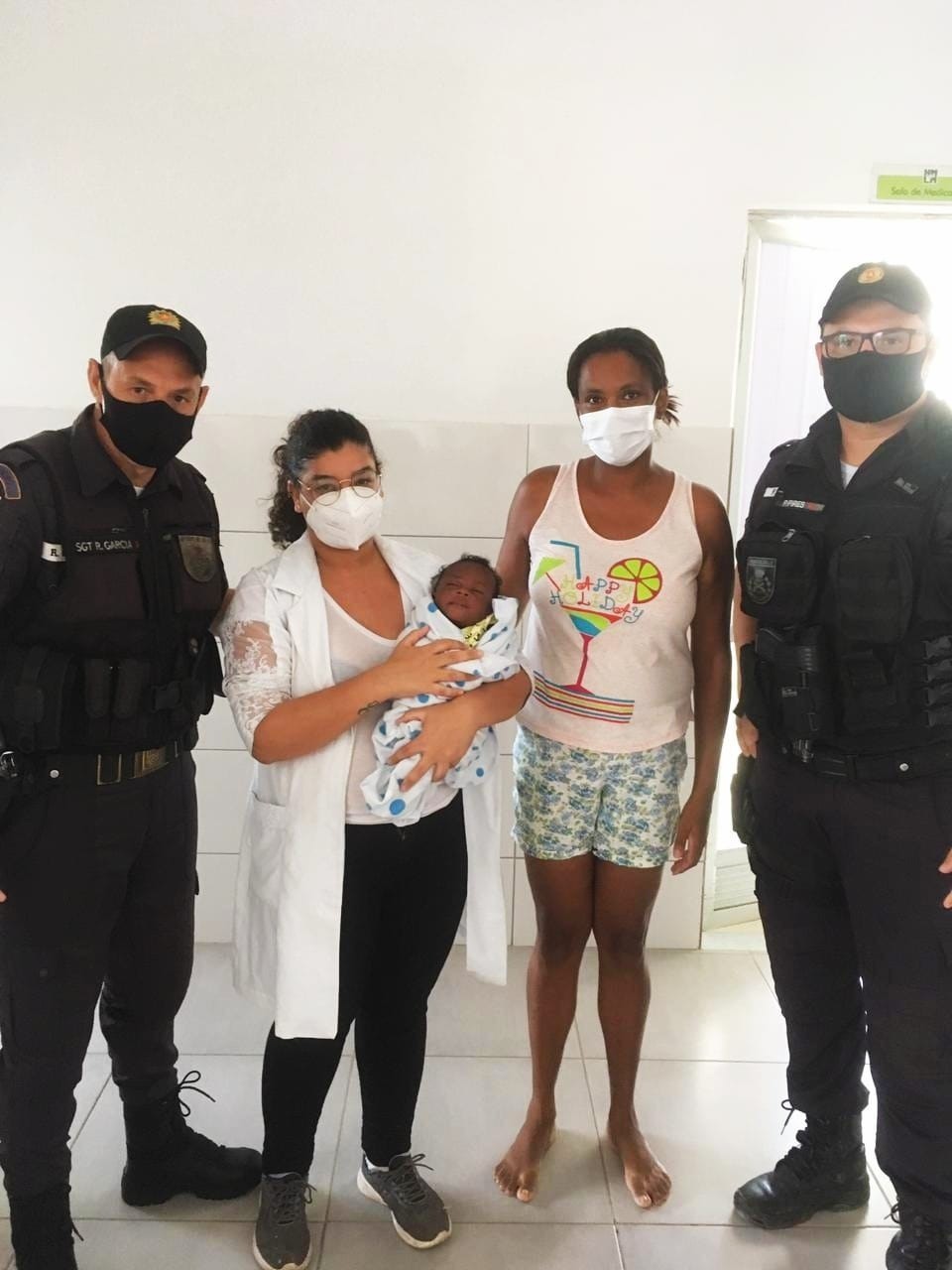 Laje do Muriaé: Bebê se engasga e é salvo por policiais do 29º BPM