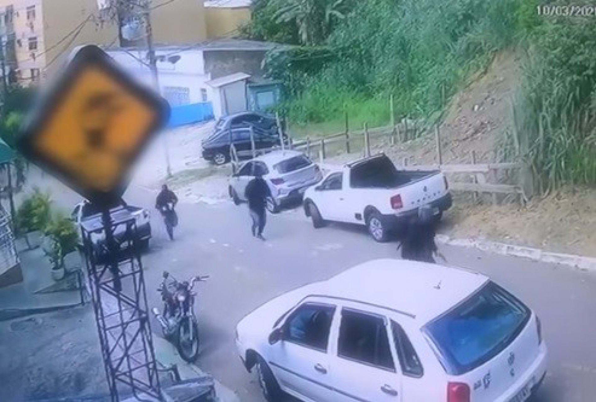 Vídeo flagra assassinato de vereador em Duque de Caxias - Reprodução