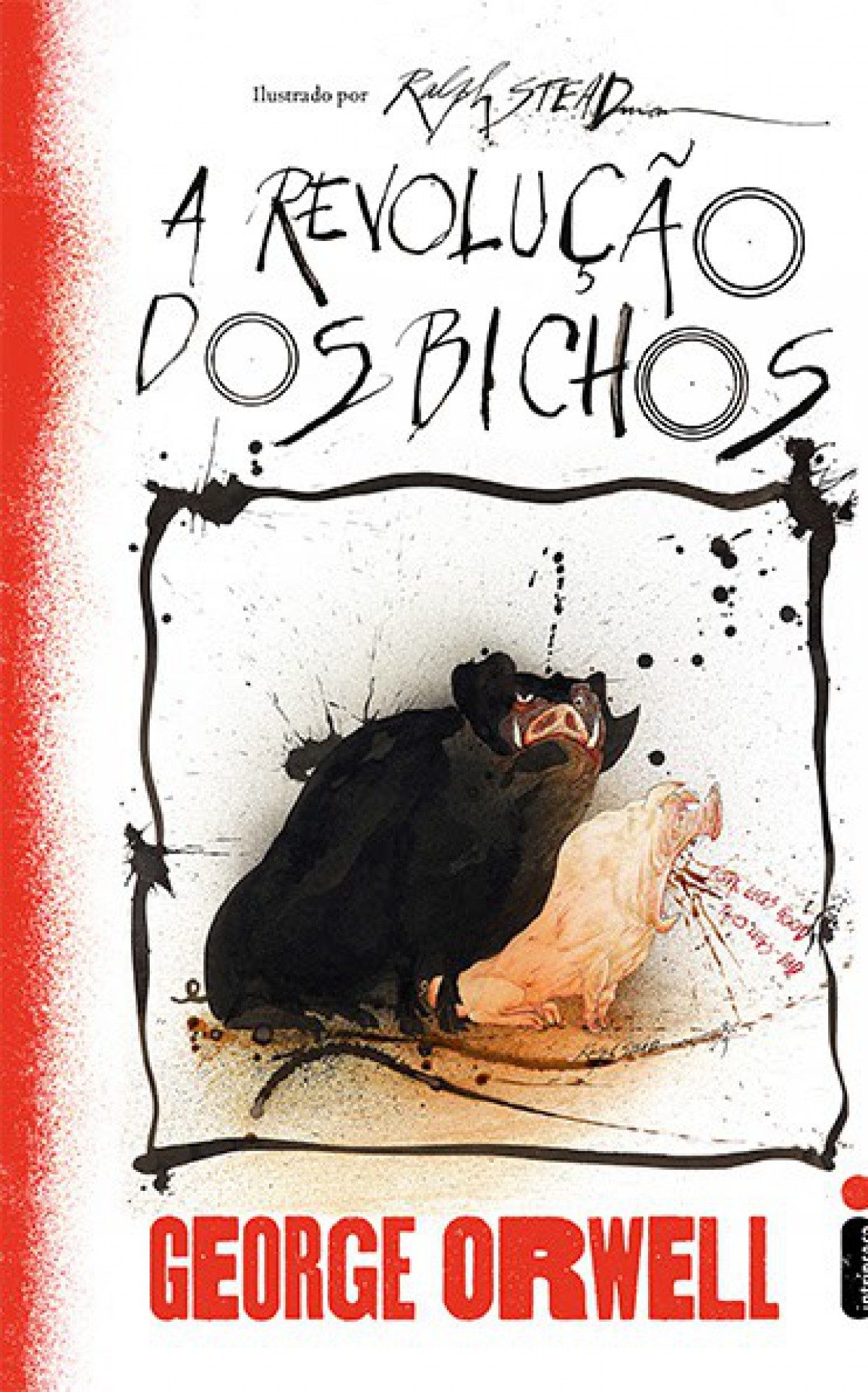 'A Revolu&ccedil;&atilde;o dos Bichos' ganha edi&ccedil;&atilde;o em capa dura e ilustra&ccedil;&otilde;es de Ralph Steadman