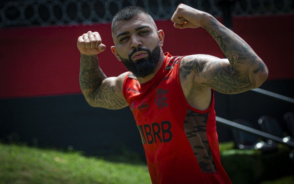 Jogadores do Flamengo voltam a treinar no Ninho - Alexandre Vidal / Flamengo