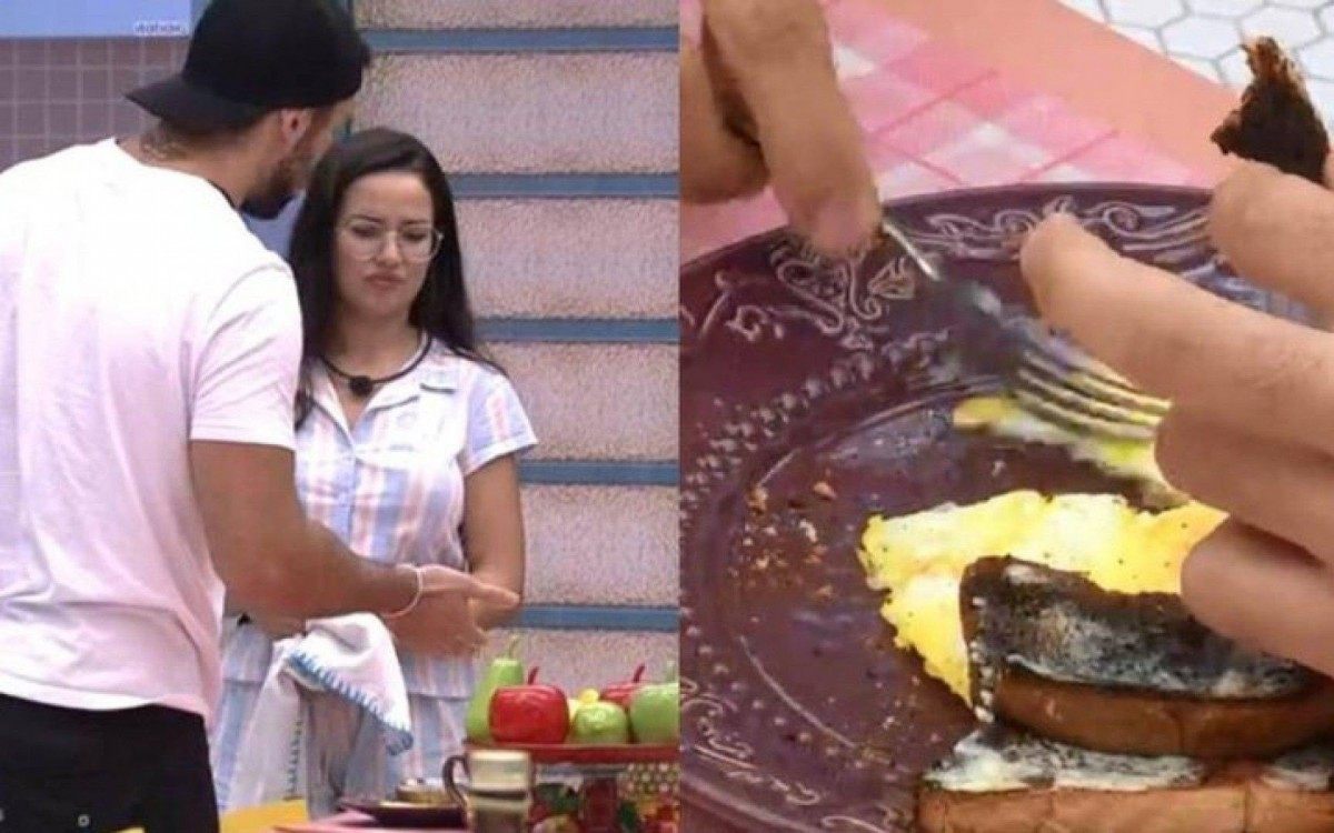 Arthur queima p&atilde;o e culpa Juliette no 'BBB'