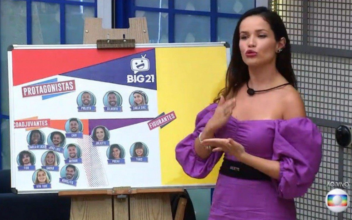 Juliette leva bronca de Tiago Leifert durante o jogo da disc&oacute;rdia