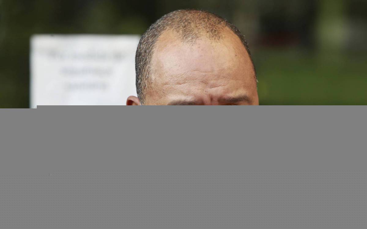 Rio de Janeiro 17/03/2021 - Anderson Leonardo, vocalista do grupo Molejo, e cantor e dançarino Maycon Douglas Porto do Nascimento Adão, o MC Maylon, estiveram na tarde desta quarta-feira, na 33ª DP (Realengo), na Zona Oeste para uma acareação. Foto: Luciano Belford/Agencia O Dia - Luciano Belford/Agencia O Dia