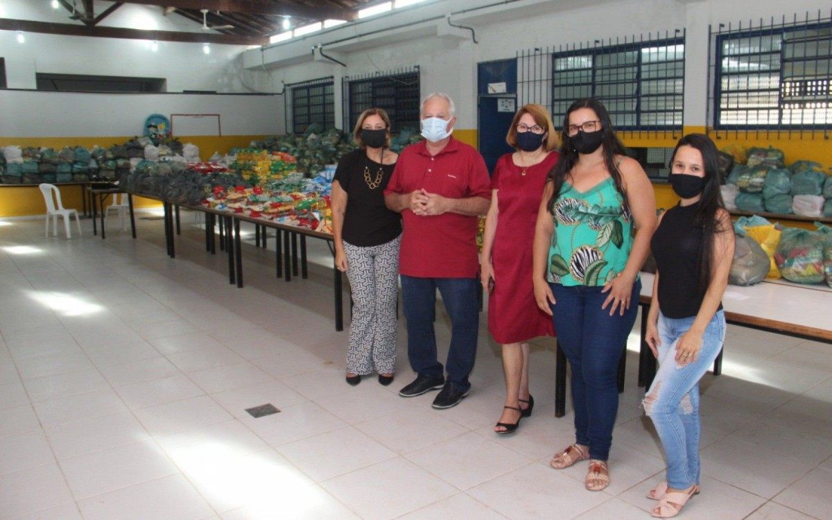 Processo de montagem dos kits.