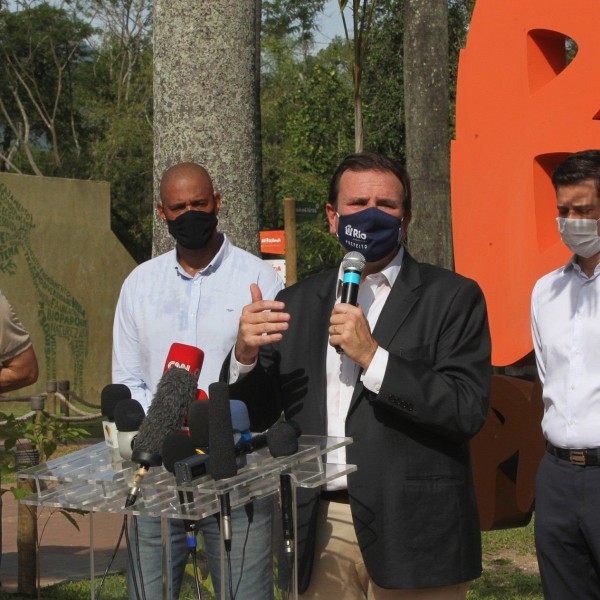 Paes inaugurou o BioParque - Estefan Radovicz