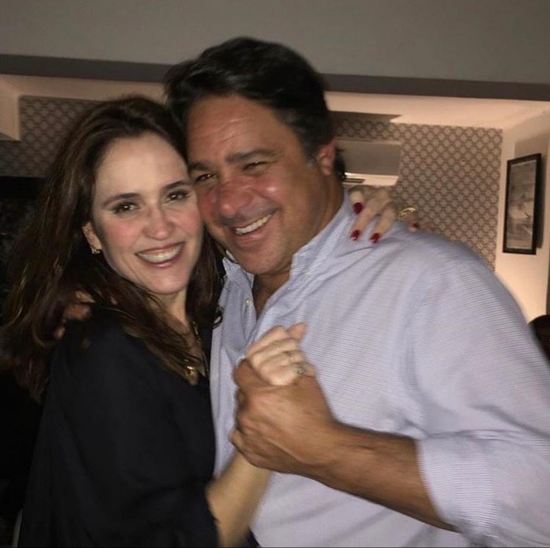 Ana Luíza Guimarães e o marido Do Figueira  - Reprodução Instagram 