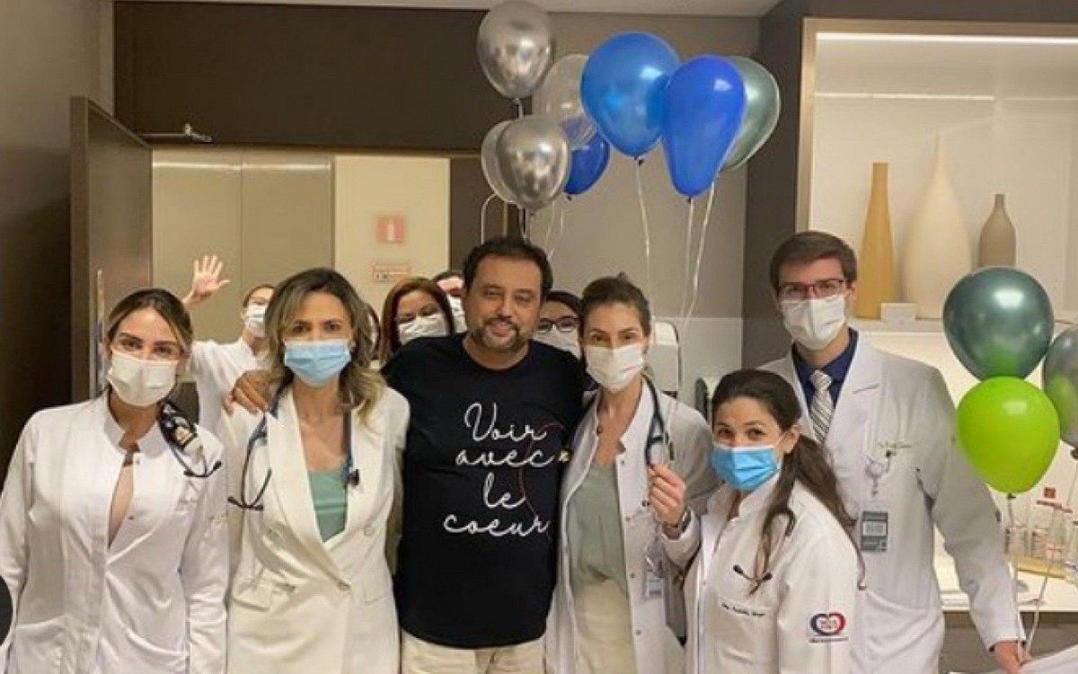 Geraldo Luís recebe alta do hospital - reprodução do instagram