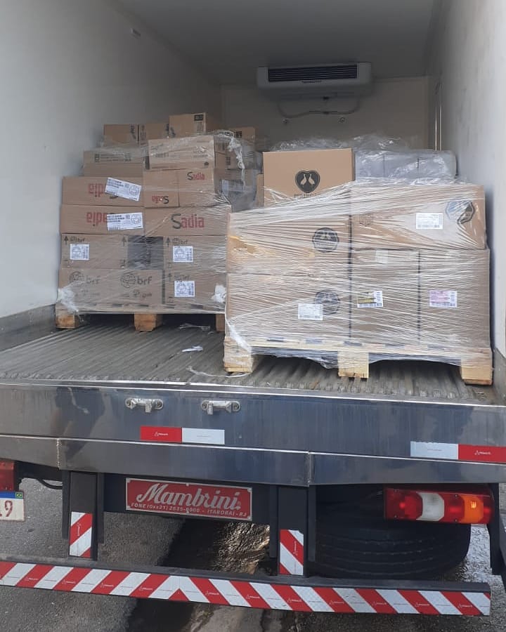 A carga recuperada foi avaliada em R$50.000,00