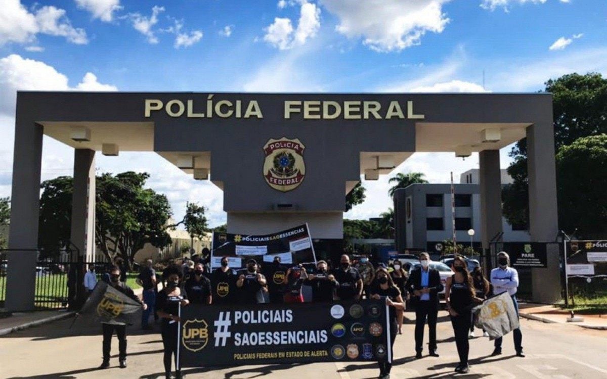 Ato da Uni&atilde;o dos Policiais do Brasil (UPB) em Bras&iacute;lia - Divulga&ccedil;&atilde;o