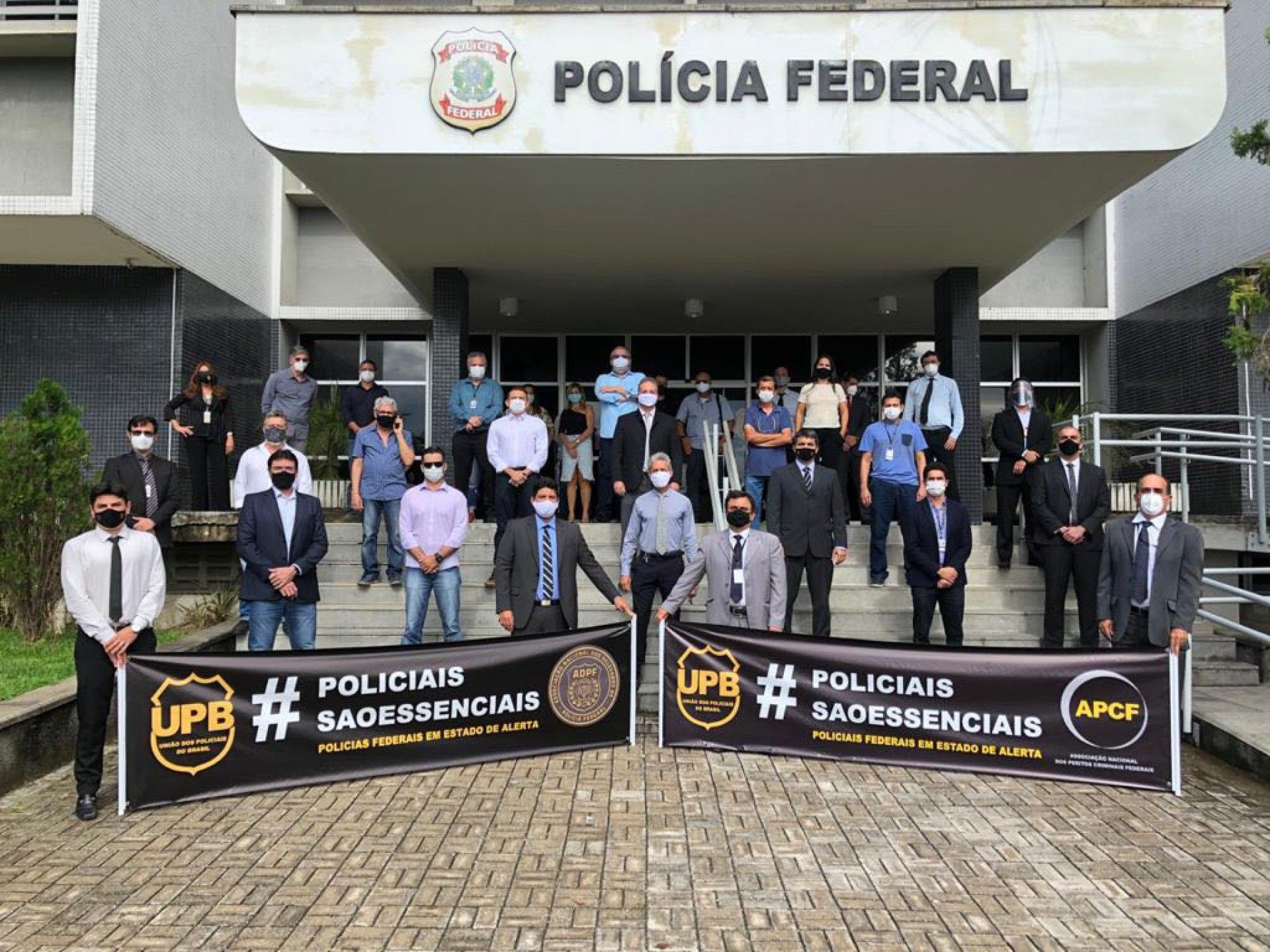 Ato promovido pela UPB mobilizou delegados da PF e policias federais de v&aacute;rios estados, como no Cear&aacute; - Divulga&ccedil;&atilde;o