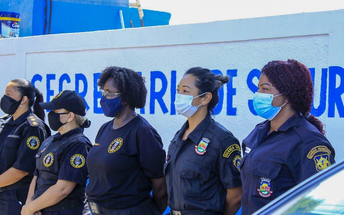 Guardas municipais mulheres se destacam no trabalho realizado em Nilópolis - Aline Santos/Divulgação Prefeitura de Nilópolis