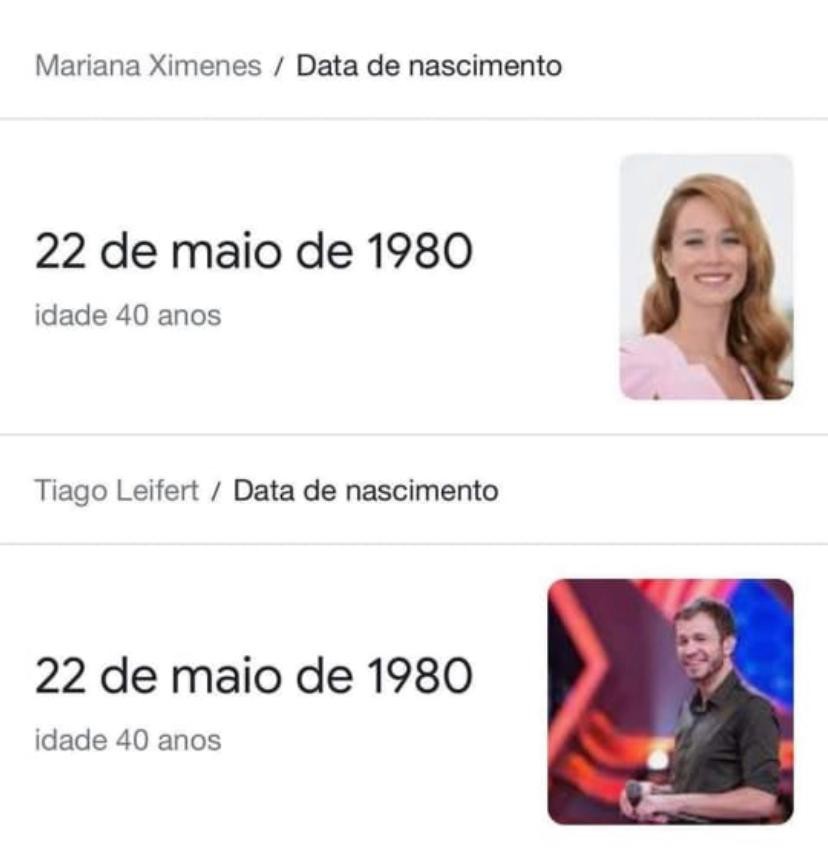 Internautas alteram dados de Mariana Ximenes no Google e replicam informa&ccedil;&otilde;es de Tiago Leifert
